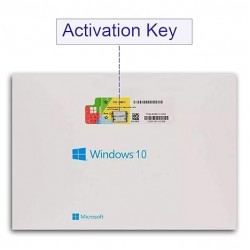 Microsoft Windows 10 Pro 64 Bit English — 1 PC lisenziyası, DSP OEI (FQC‑08929)